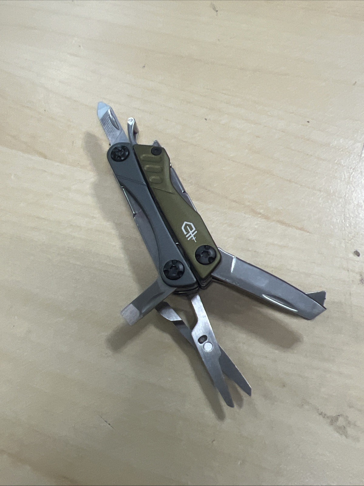 Gerber Dime Mini Multitool Keychain Green/black