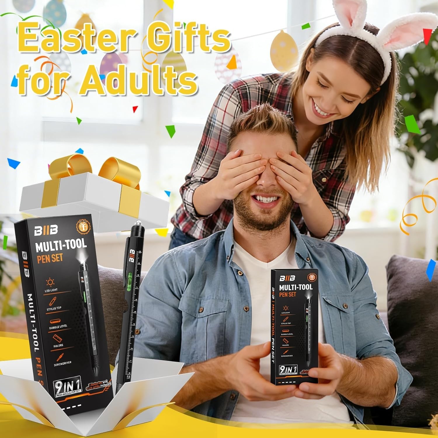 Aluminum 9-in-1 Multitool Pen – The Ultimate Gift for Men Who Have Everything