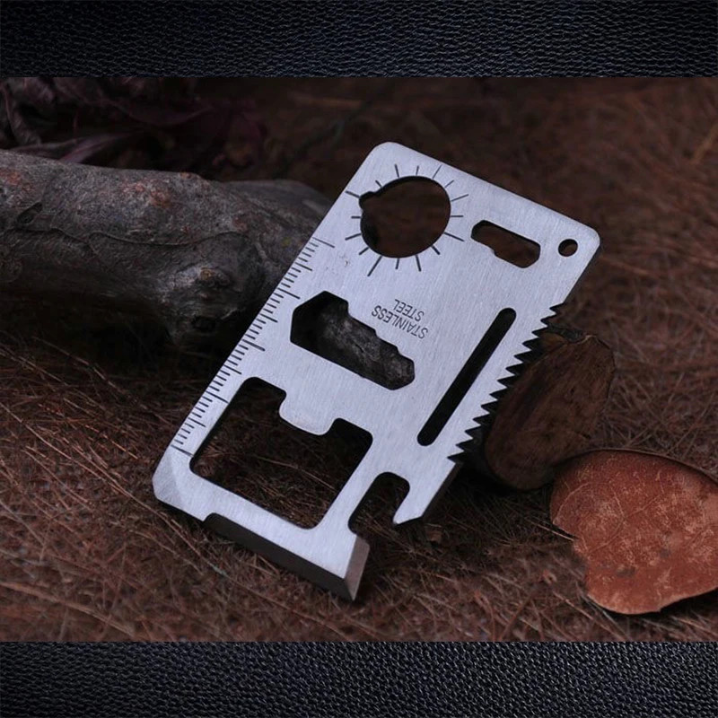 Pocket Tool Multifunction Credit Edc Outdoor Bottle Survive Gear Card Mult