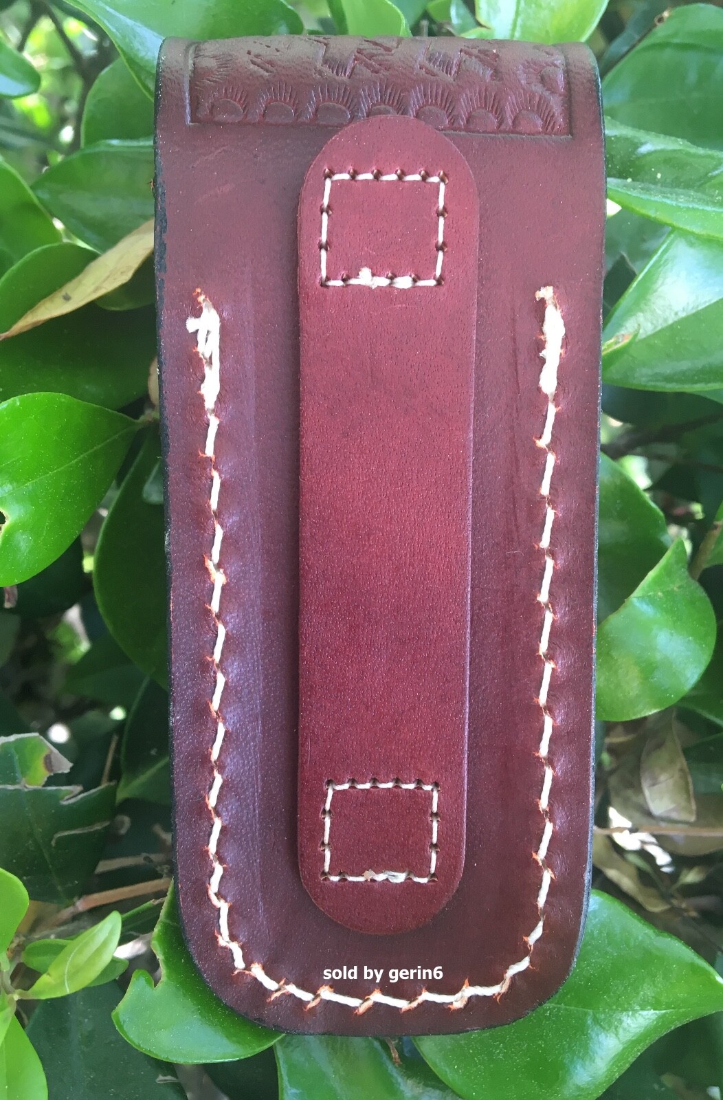 Swiss Army Zermatt Large Leather Knife Sheath Pouch, Victorinox 4.1099.15 NIB
