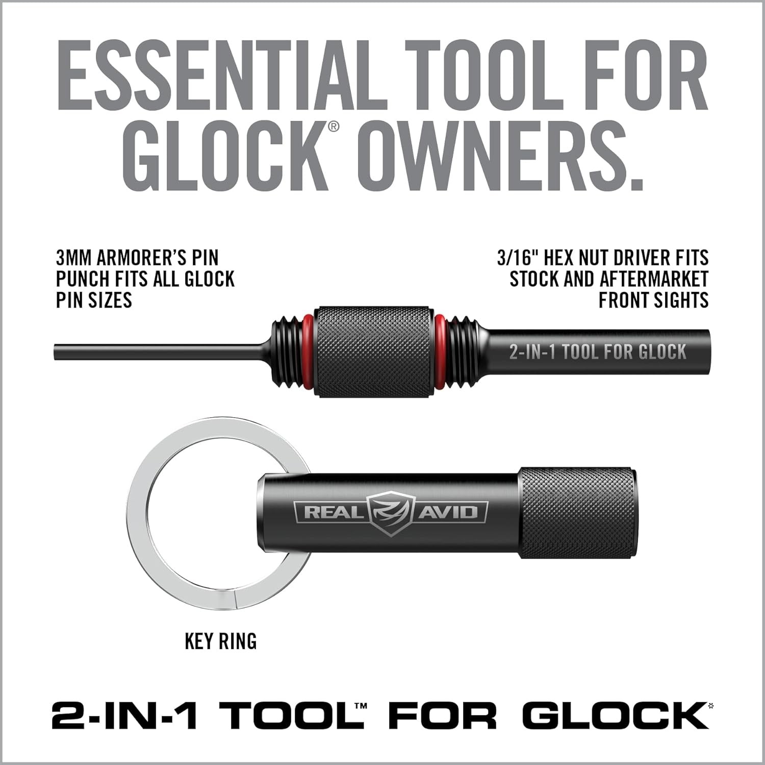 Glock Accessories – Choose between 2-In-1 Tool, 4-In-1 Tool or Pro Pack for Gloc