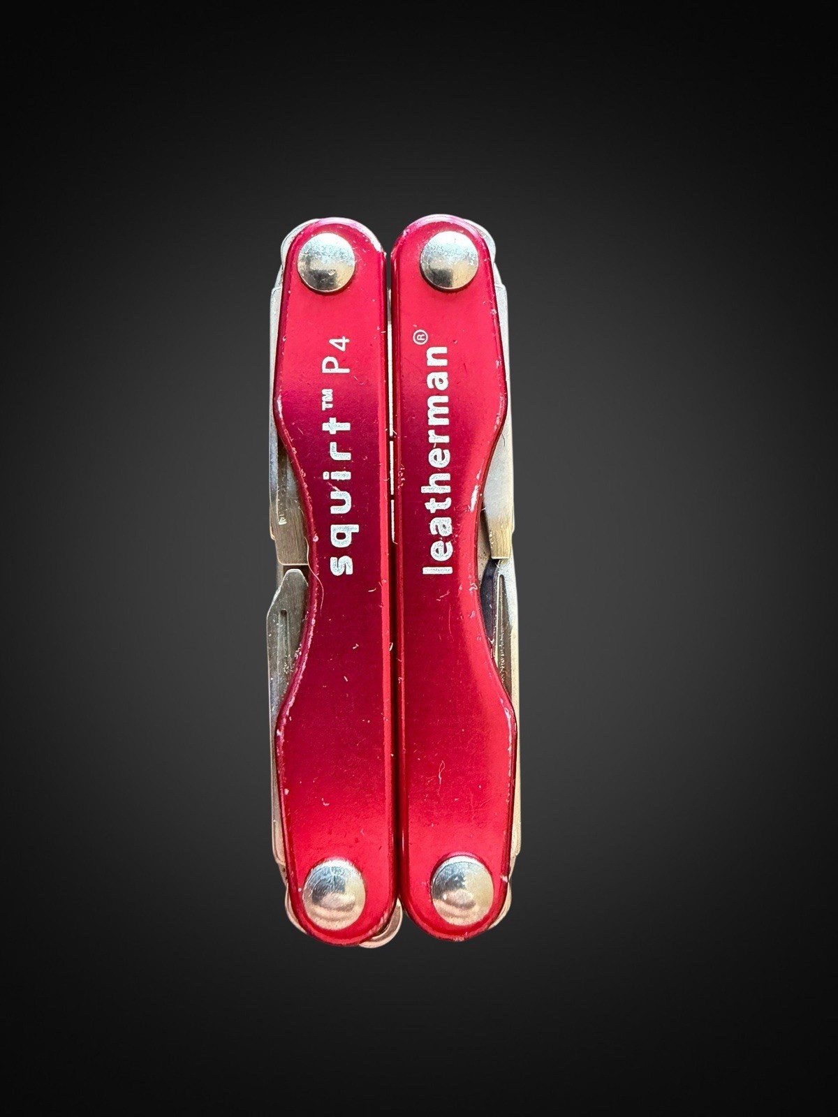 Discontinued Leatherman Squirt P4 Red Multi Tool Pliers Keychain EDC USA