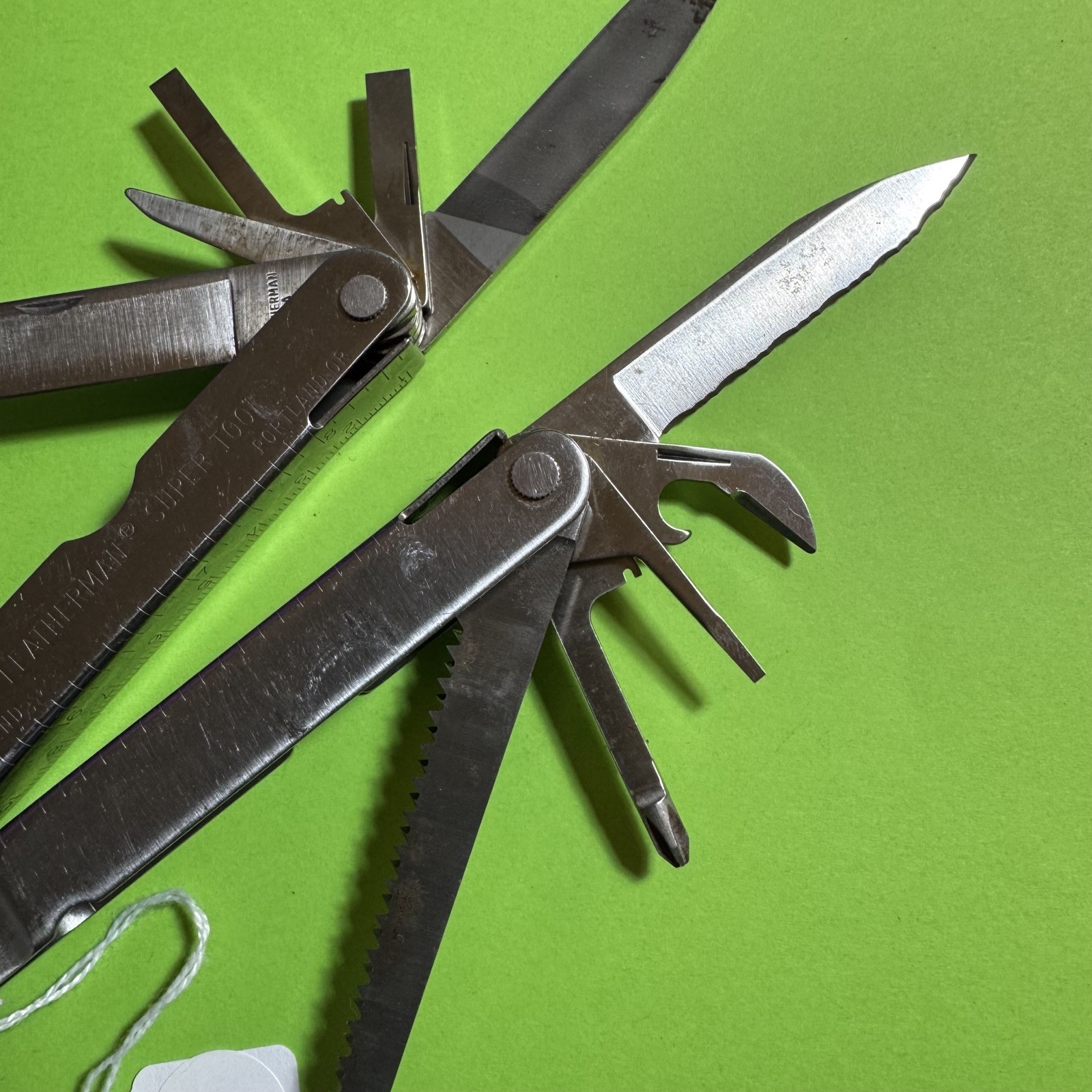 Leatherman Super Tool Plier Multi Tool Pocket Knife Stainless EDC #852