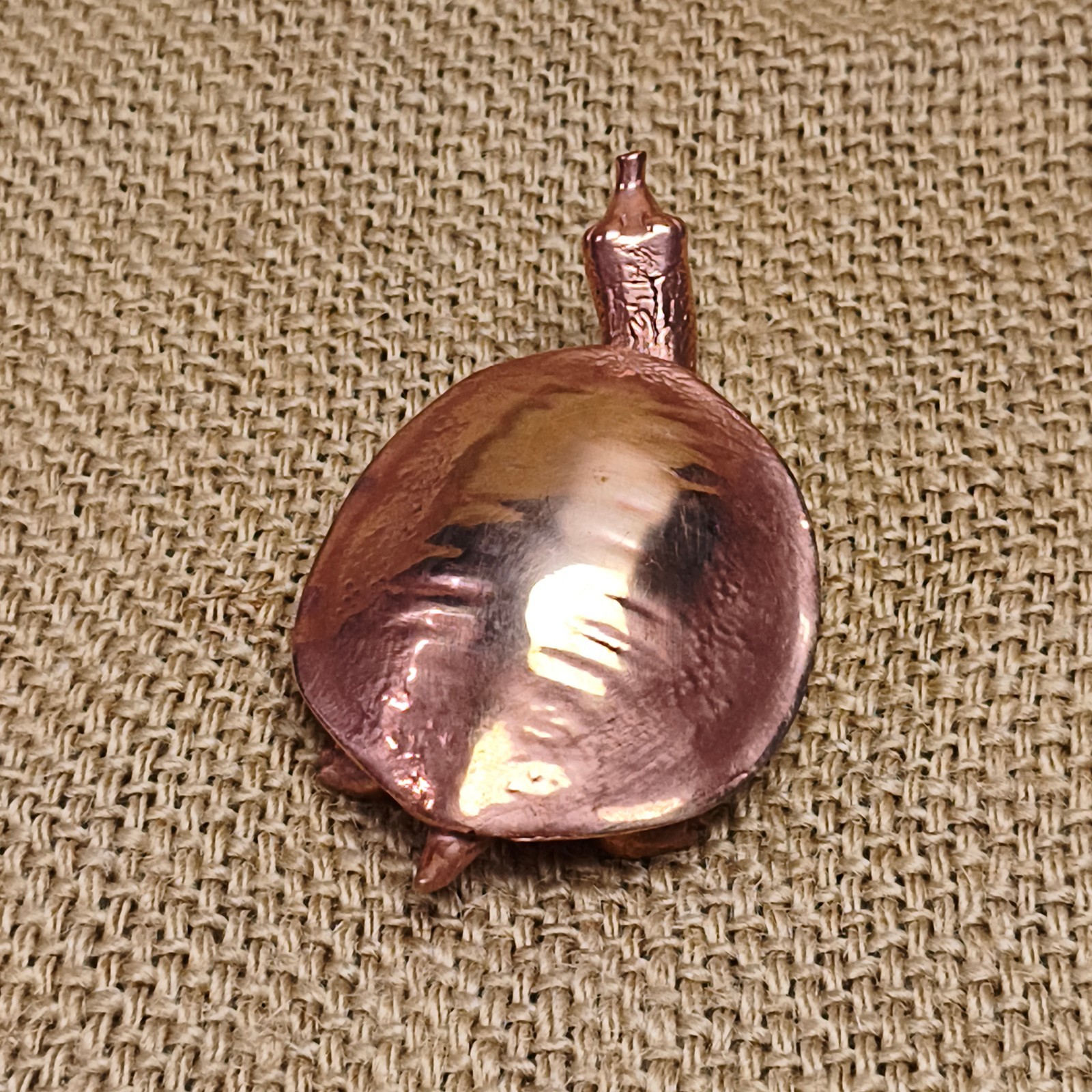 Purple pure Copper Soft-shelled turtle ornament Solid Artistic handcraft statue