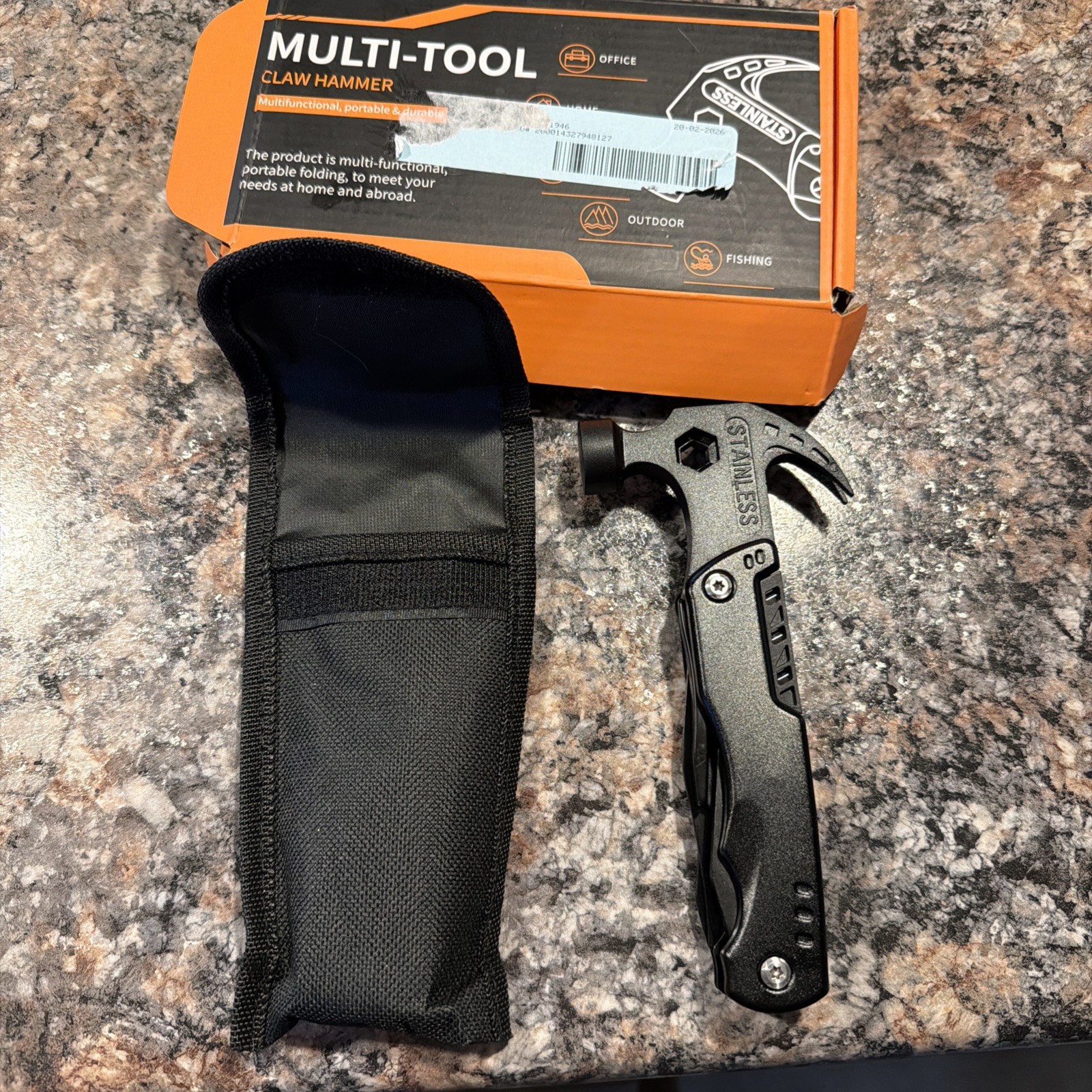 Camping Tool Multitool Mini Hammer Multi Tools Pliers Saw Blade