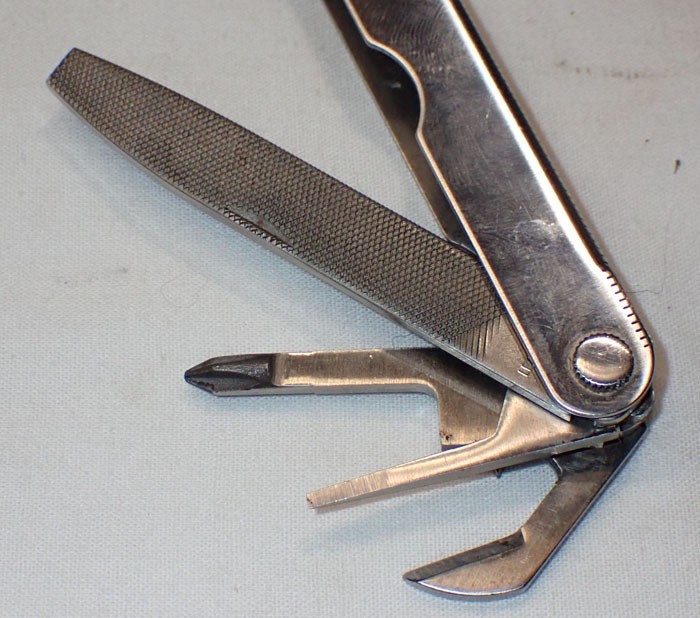 Leatherman PST, Original with leather Sheath & Rare Tool Adapter Kit