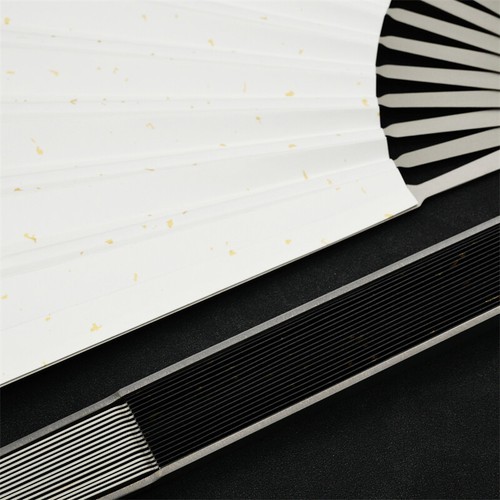 9” Titanium Alloy Folding Fan Martial Arts Portable Kung Fu Tai Ji Butterfly