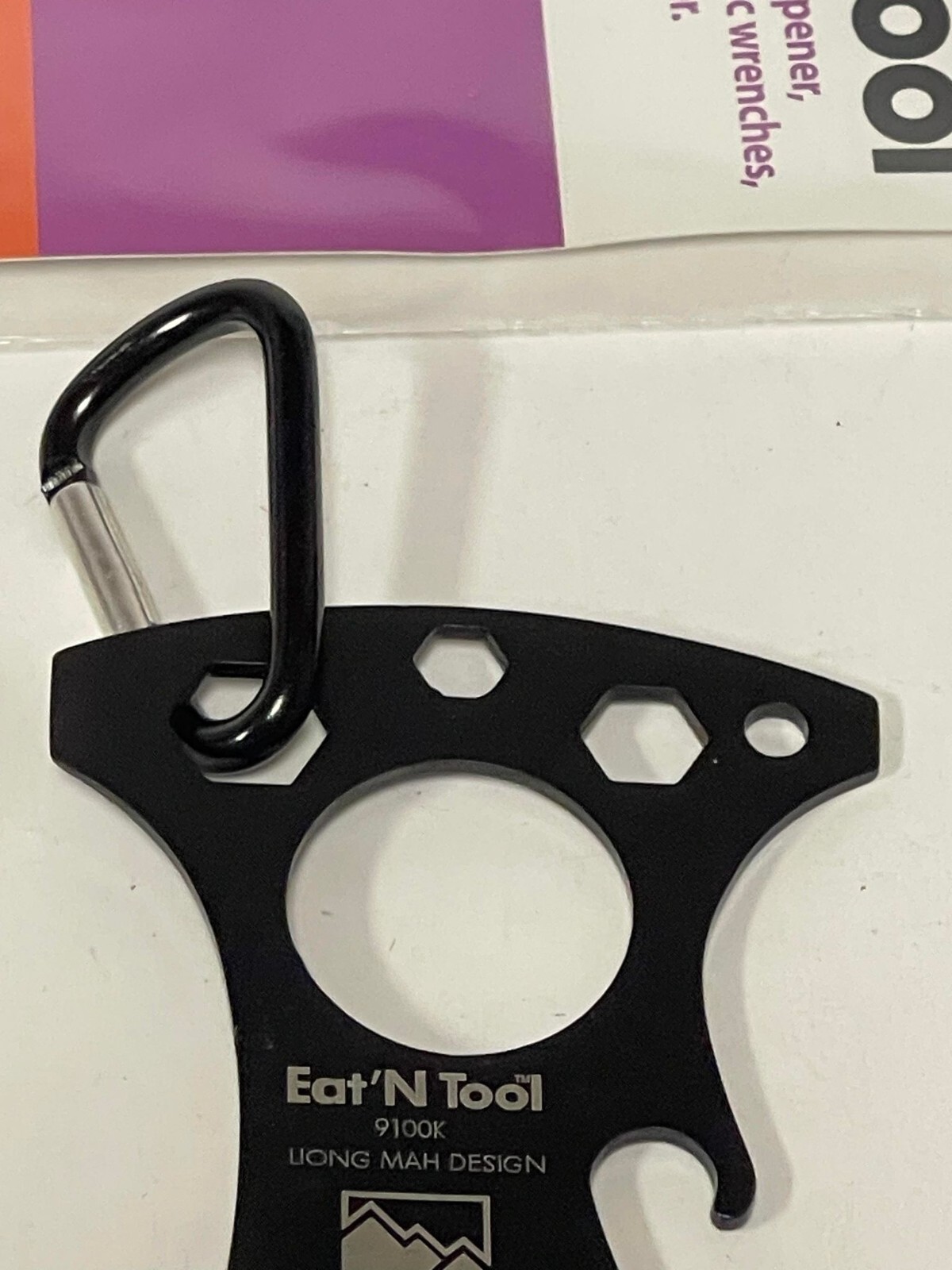 I.D. WORKS CRKT Eat’ N Tool Spork Multitool Blk 9100KC STAINLESS STEEL SURVIVAL
