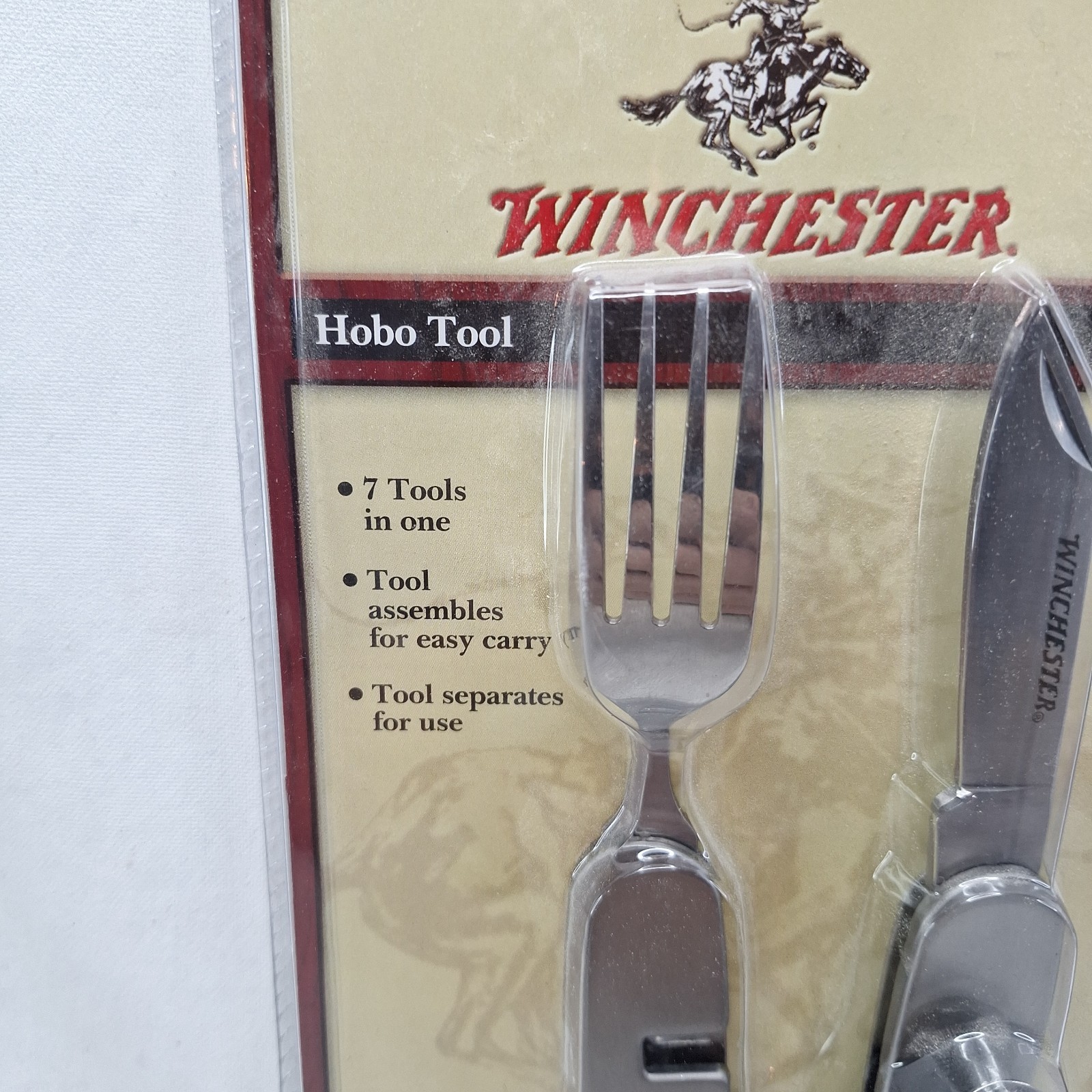Winchester Model 45878W Hobo Tool Multi Use Camping Scout Knife 7 Tools in one