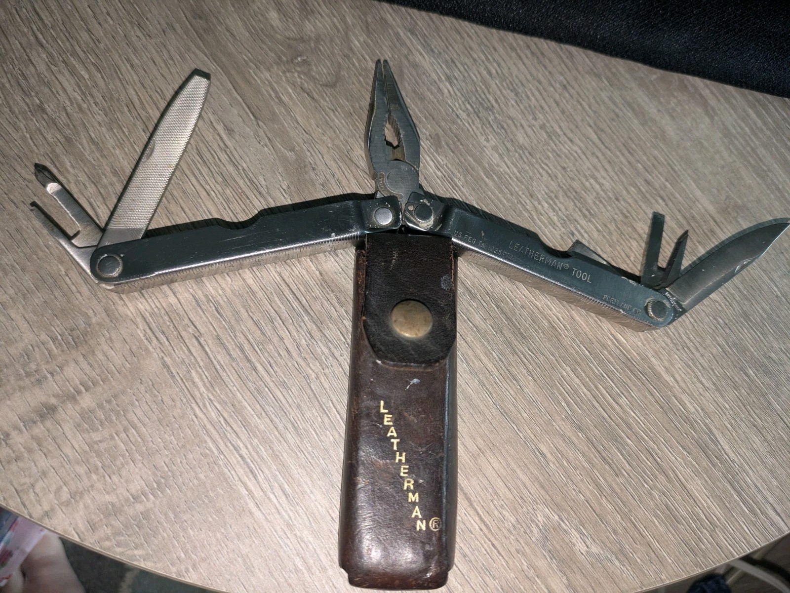 Vintage Original Leatherman US Reg TM 1325473 Multi Tool With Sheath Rare Tool