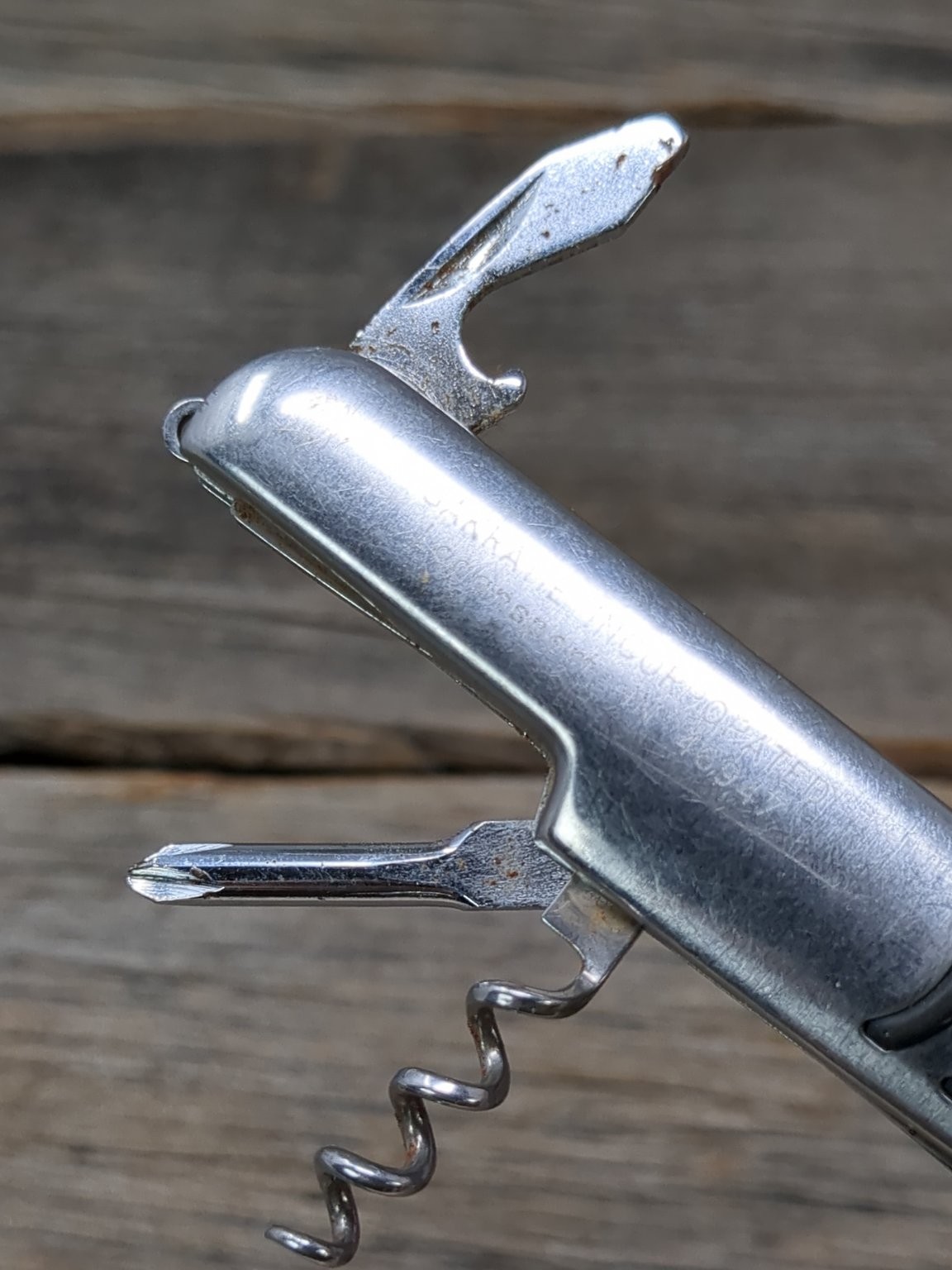 Multi-Tool Pocket Knife Stainless Steel 1.5oz SAKRATIE INCORPORATED