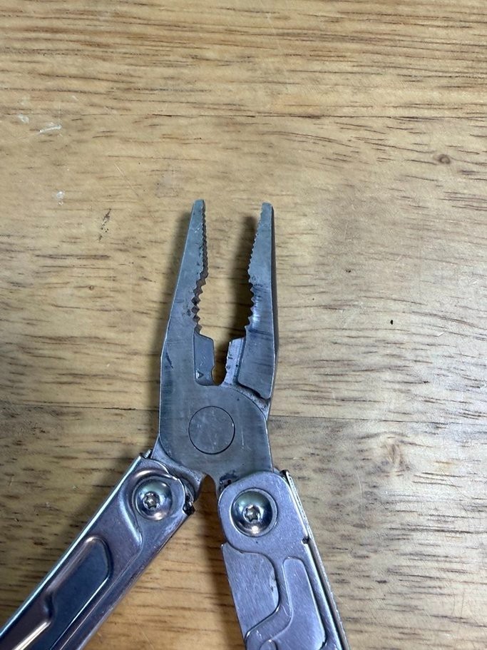 Leatherman Rev Stainless Steel Multi-Tool Pocket Clip Pliers Knife EDC Tool Used