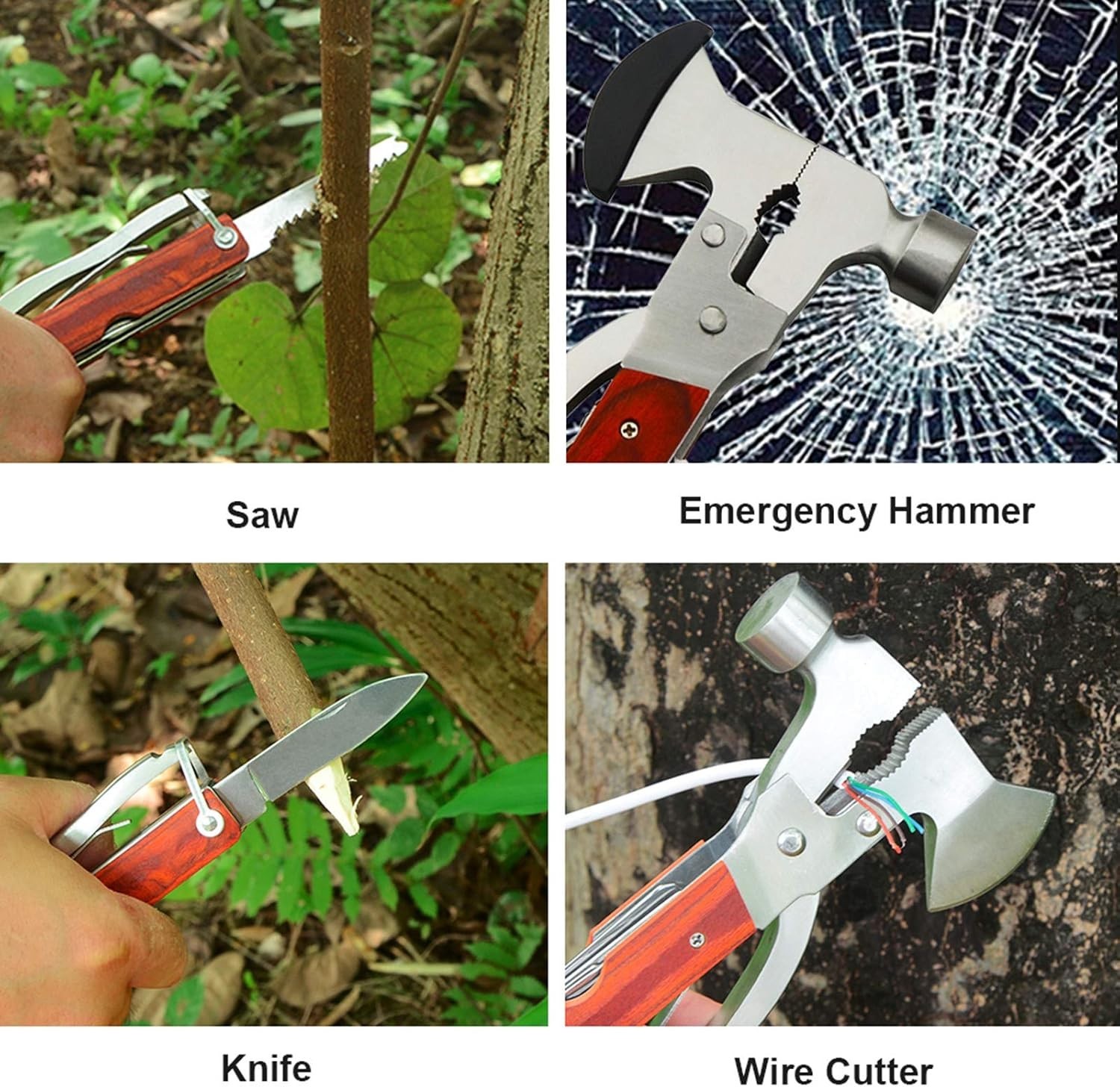 Compact & Lightweight 18-in-1 Multitool with Axe and Hammer – Ideal Gift for Him