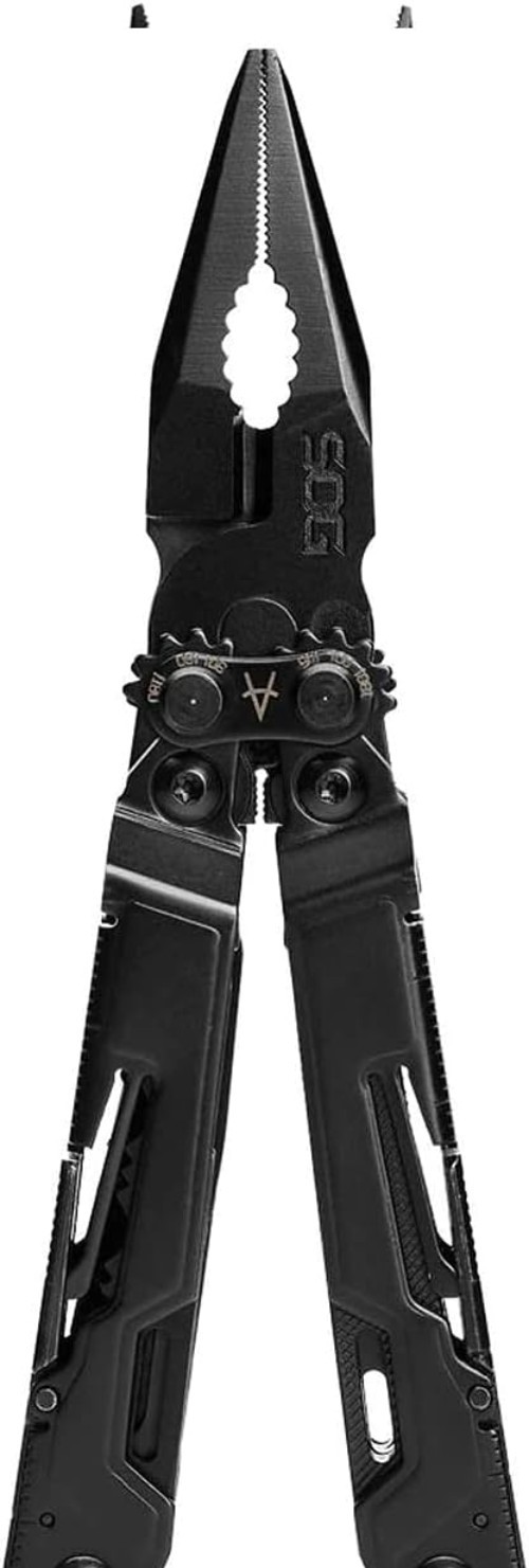 SOG PowerPint Black Mini Multi-Tool – 18 Essential Tools for Outdoor Adventures