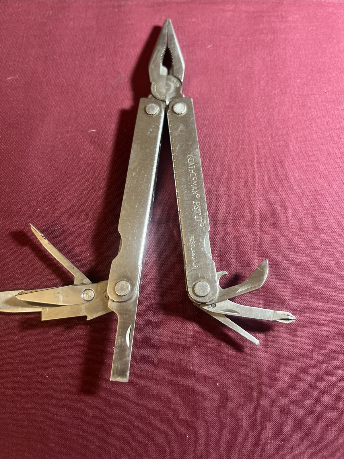 Vintage Leatherman PST II Multitool Retired Pocket Pliers Made in USA OREGON