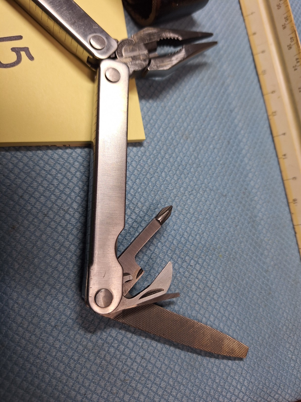 1 RARE LEATHERMAN ORIGINAL PST Multi Tool Knife BIG LETTERS RARE Lot 15