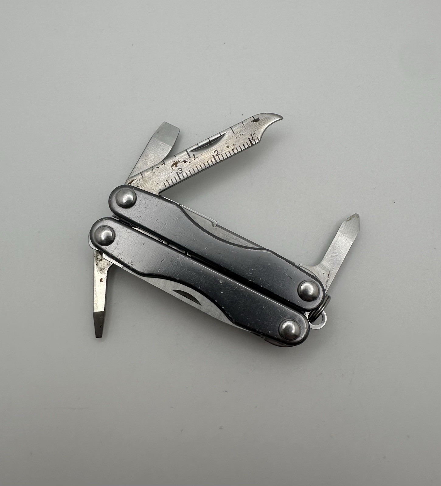 Leatherman Squirt S4 Multi-Tool Scissor Pocket Knife EDC Grey Stainless