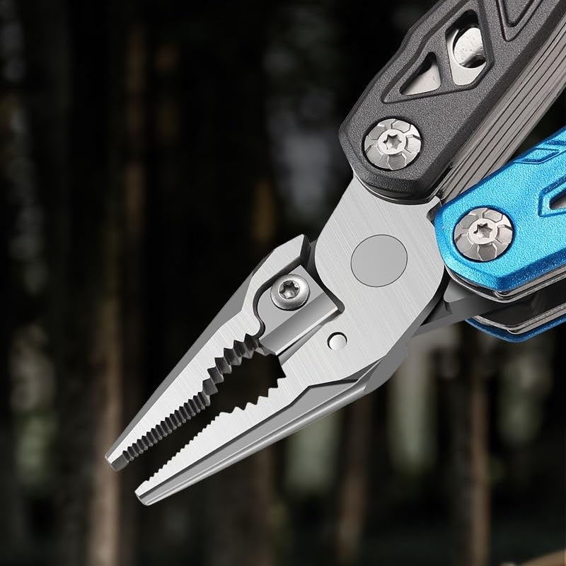 Steel Multifunction Tool, Aluminum Alloy and Stainless Steel Construction, Bl…