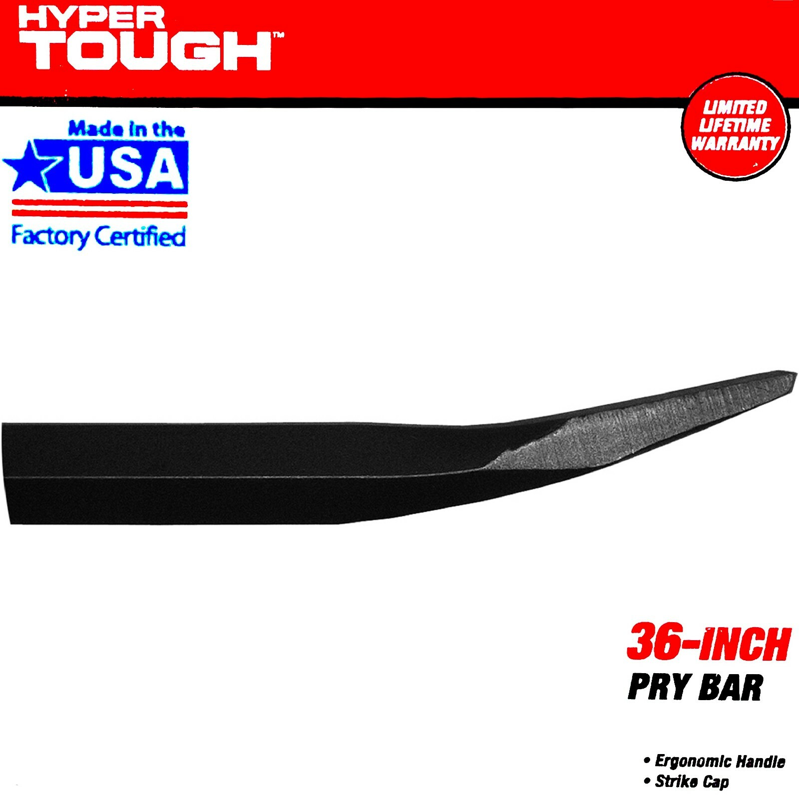 84279 TOUGH Tool, 36” Pry Bar USA Made, 085432084279