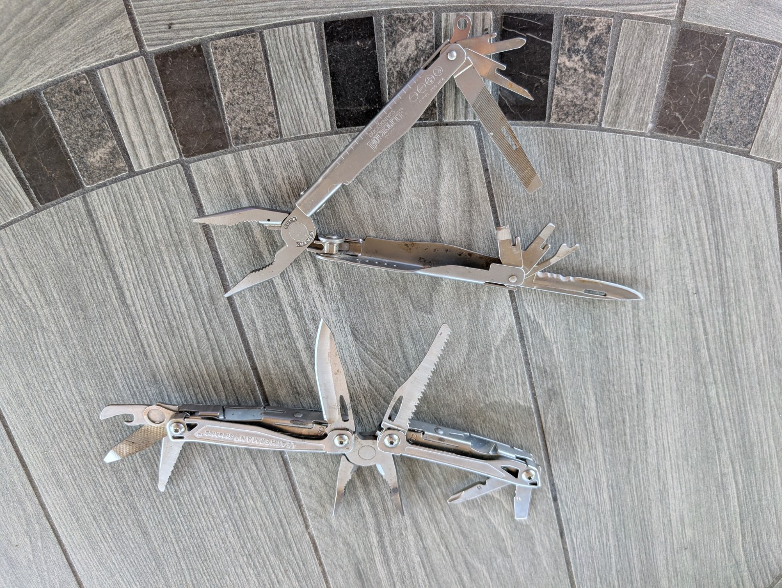 Leatherman Sidekick & Buck Knife Bucklite Multi-tool Lot Quality! Must See pics!