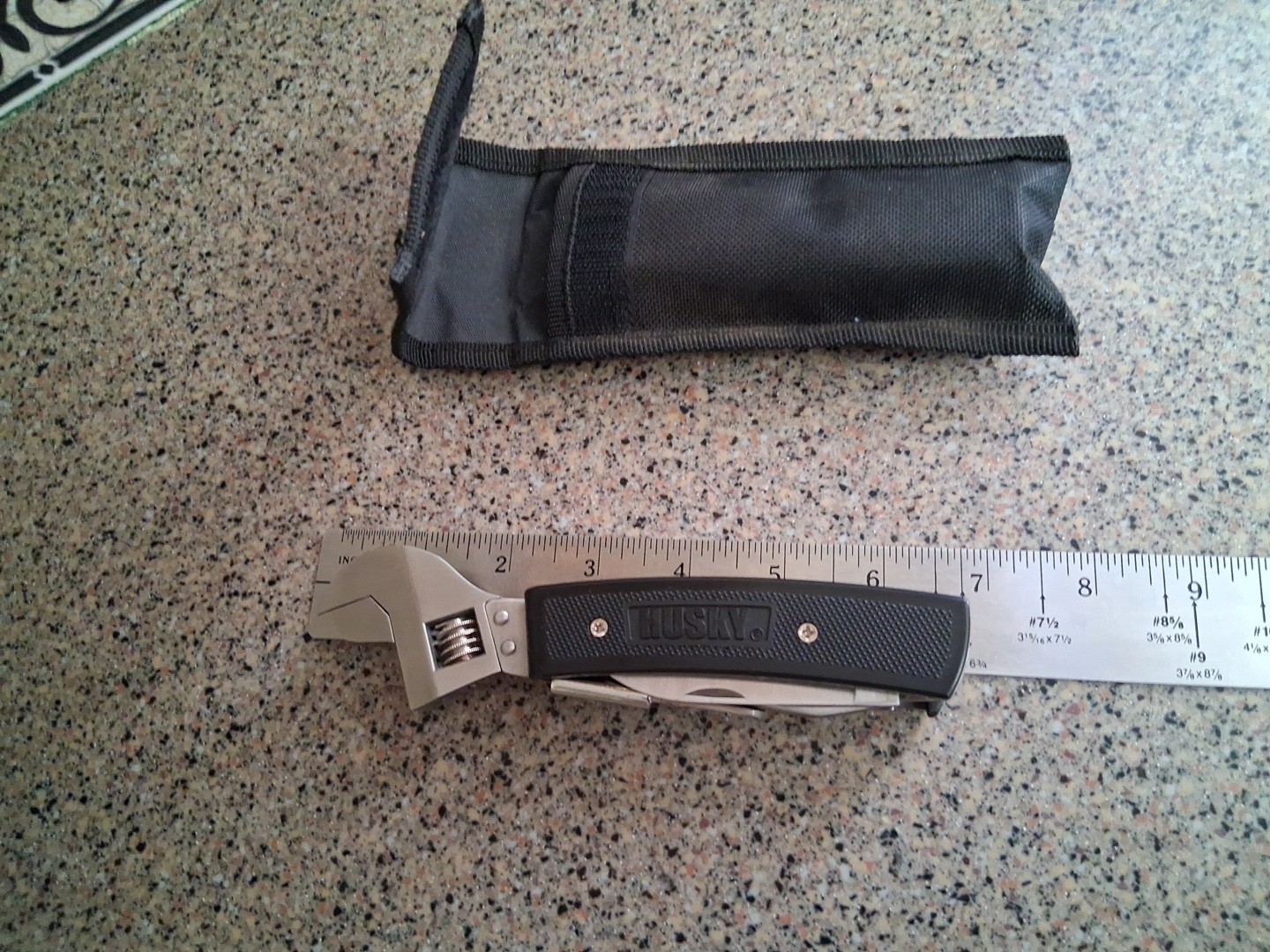 Husky Adjustable wrench Multi-Tool. Saw, Serrated Edge Leatherman Drummer Tool
