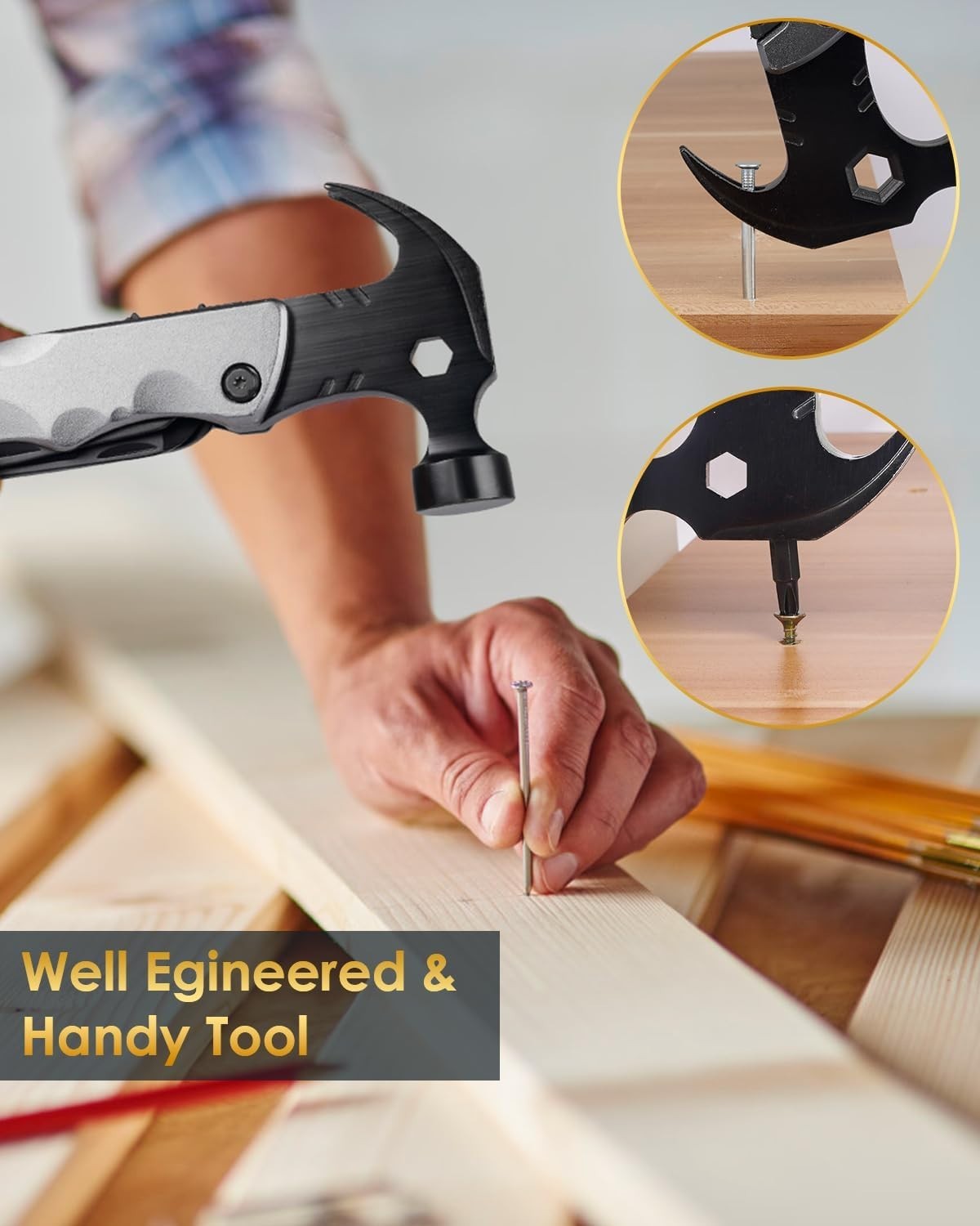 Versatile Stainless Steel 13-in-1 Multitool – Dad’s Essential Camping Companion