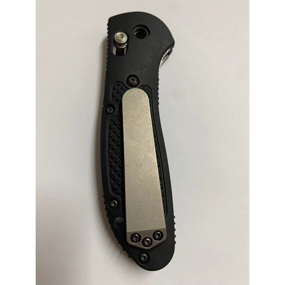Octopus Stone Washing 3-Hole TC4 Pocket Clip for Benchmade / Spyderco / Emerson