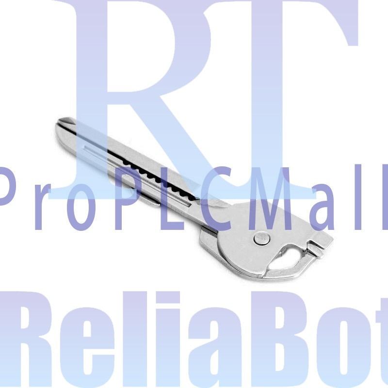 6-in-1 Utili Key Tool Keyring Keychain Multifunction Stainless Steel 1x