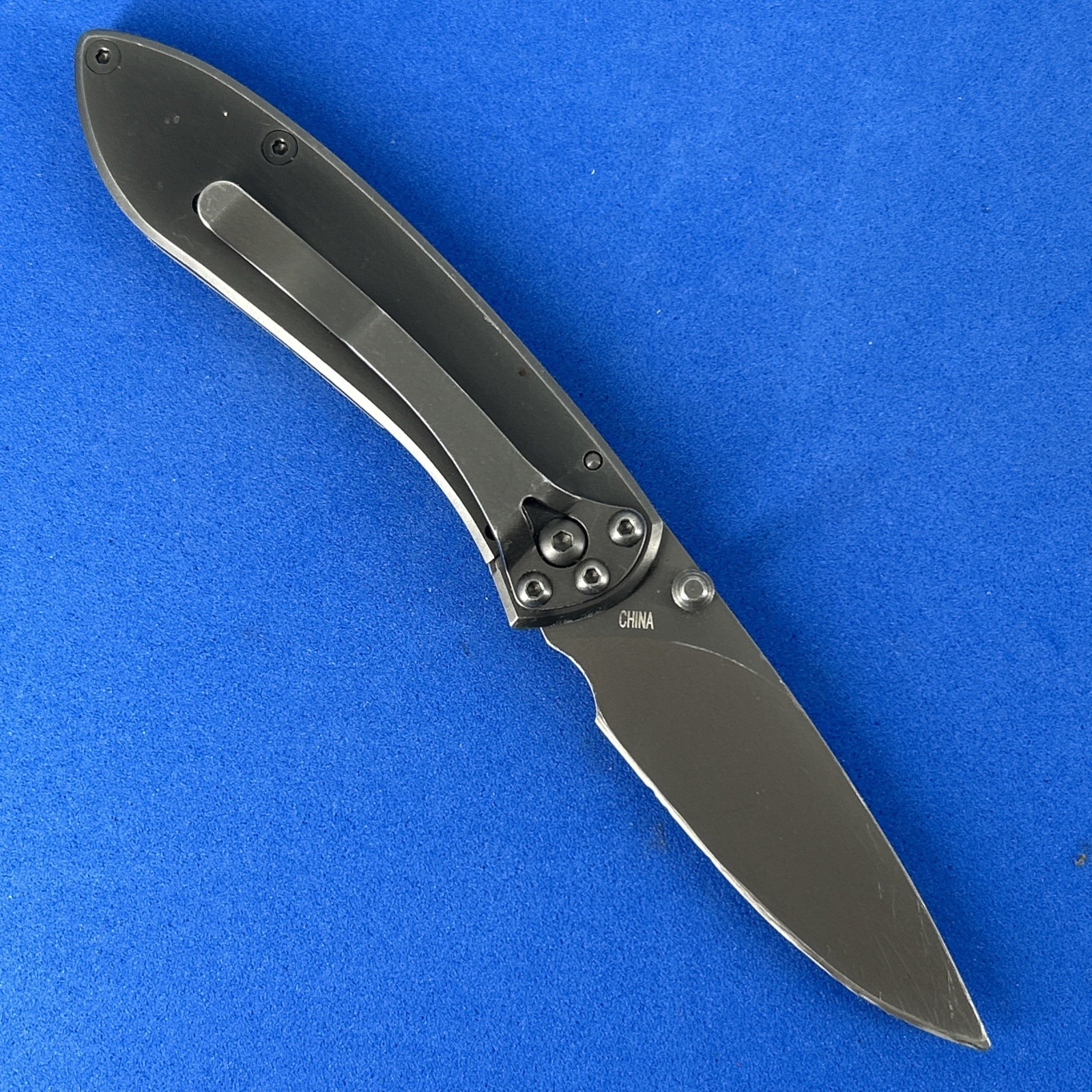 Buck 327 Nobleman Stainless STEEL Linerlock Folding Pocket KNIFE-Great condition