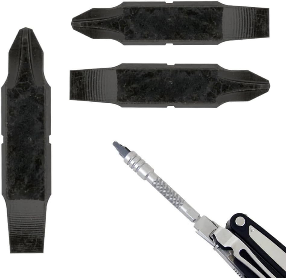3 Pack Replacement TwoSided Screwdriver Bit For Leatherman MultiTool #1#2 Ph…