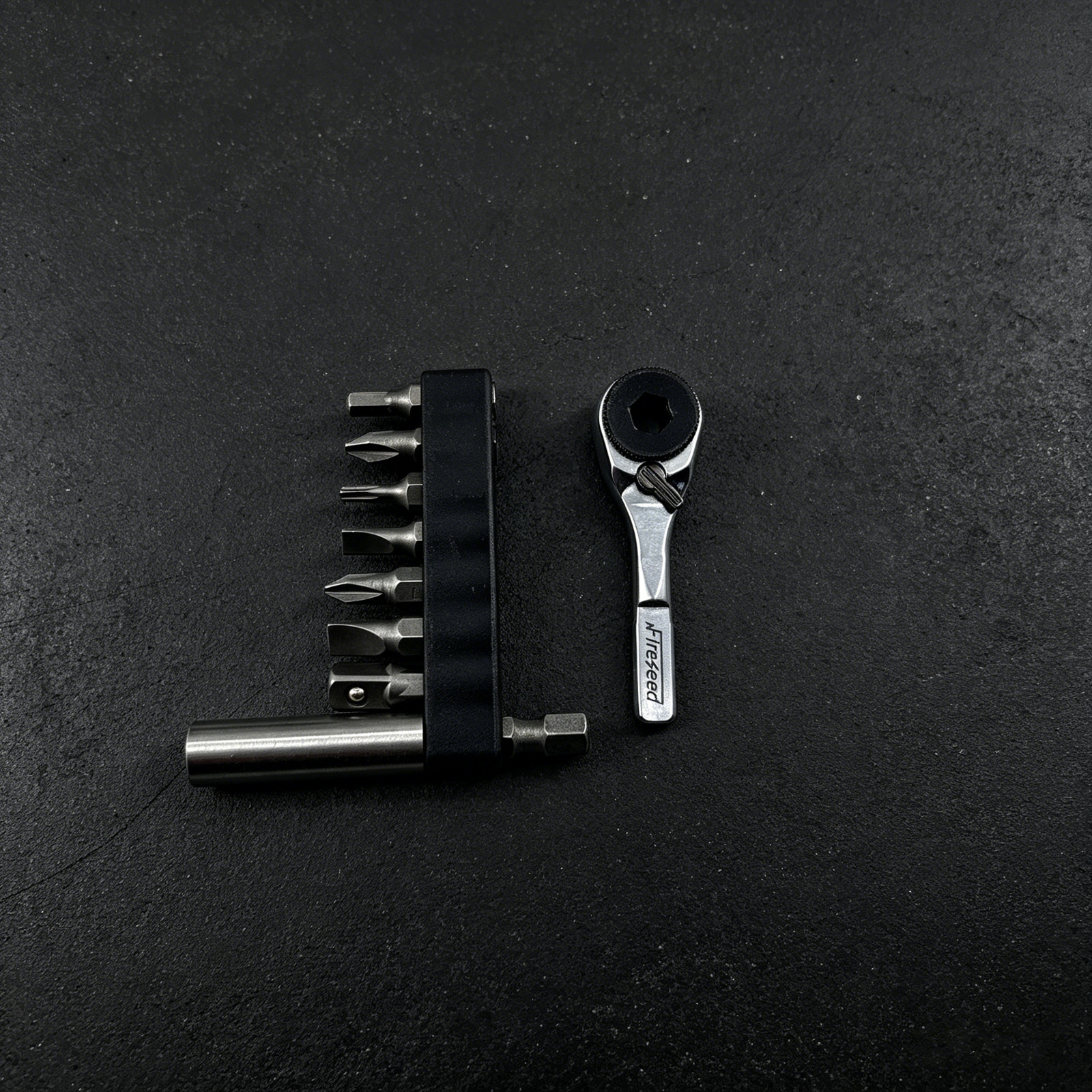 60-Tooth 80Nm Mini Ratchet Wrench Fits Standard Flat Bits For Leatherman Multito