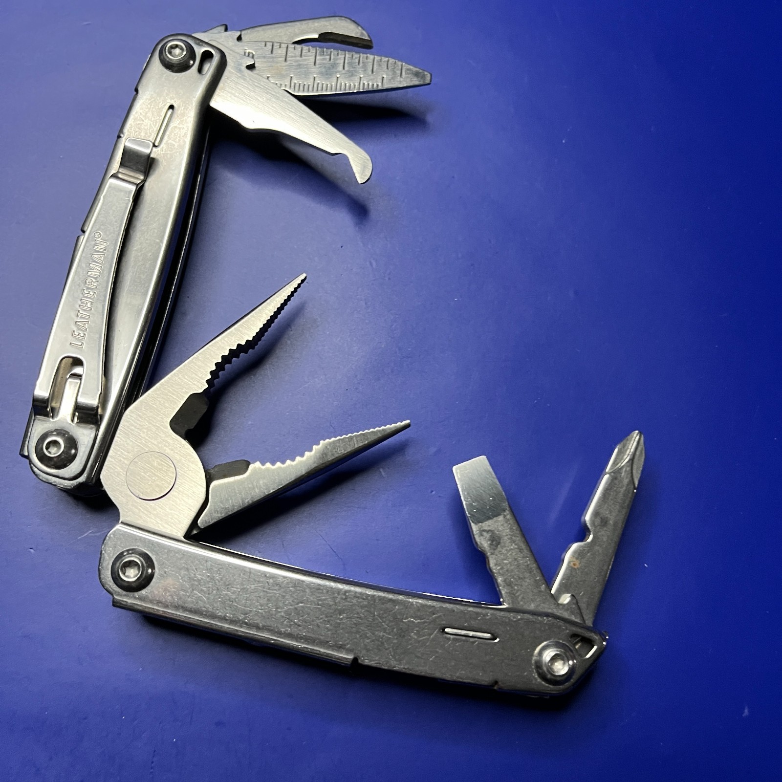 Leatherman Stainless Steel Wingman Multi Tool Scissors Knife Plier