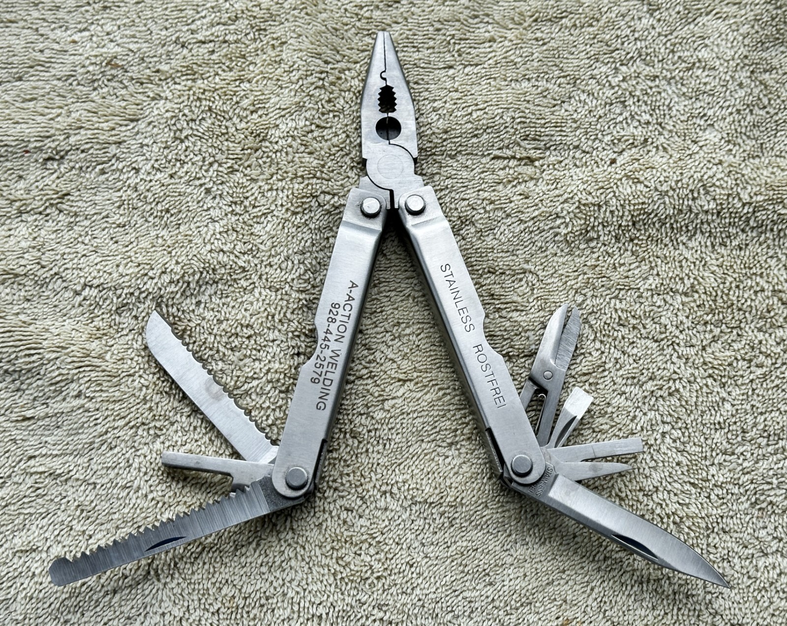 25 FUNCTION CASSELMAN ADVERTISING MULTITOOL – (A- ACTION WELDING) GERMANY