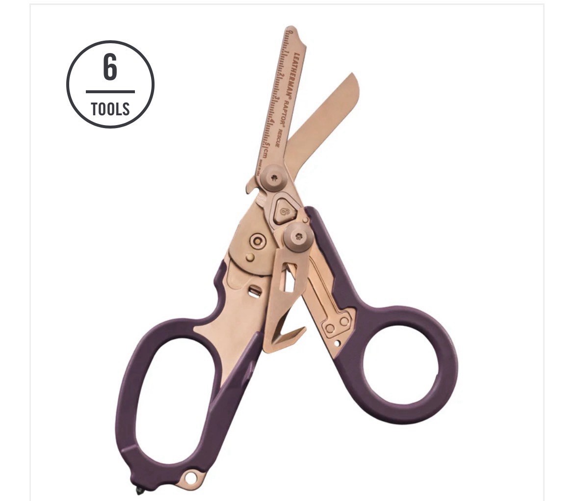 Leatherman Raptor Rescue Shears ROSE GOLD Limited Edition New w/ Holster IN HAND