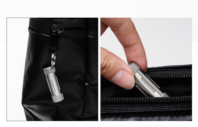 EDC Titanium Waterproof Pill Holder Organizer Container Outdoor Storage Box Case