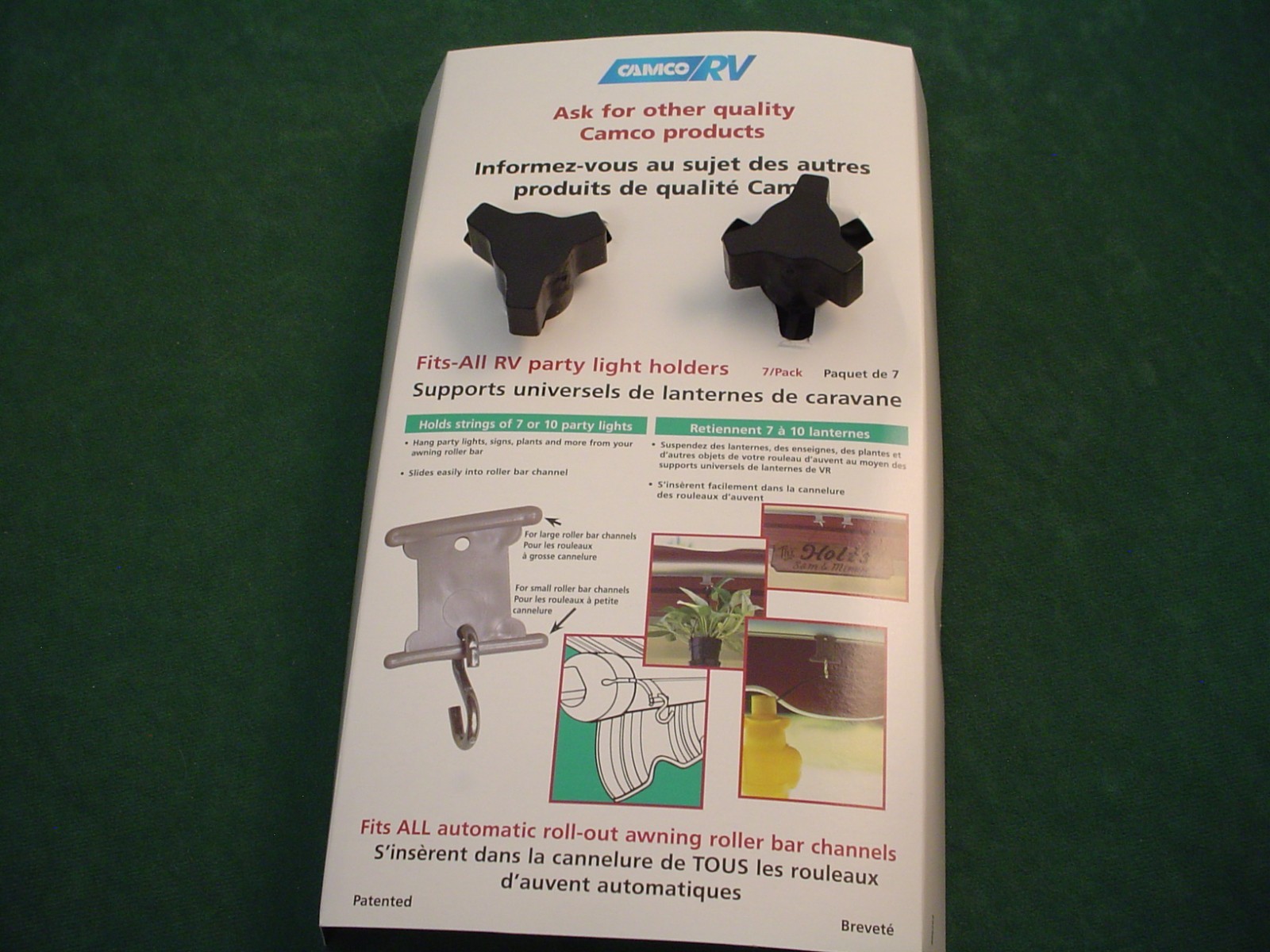 New Camco RV Awning De-Flapper Set Of 2 Trailer Camper Motorhome 42061