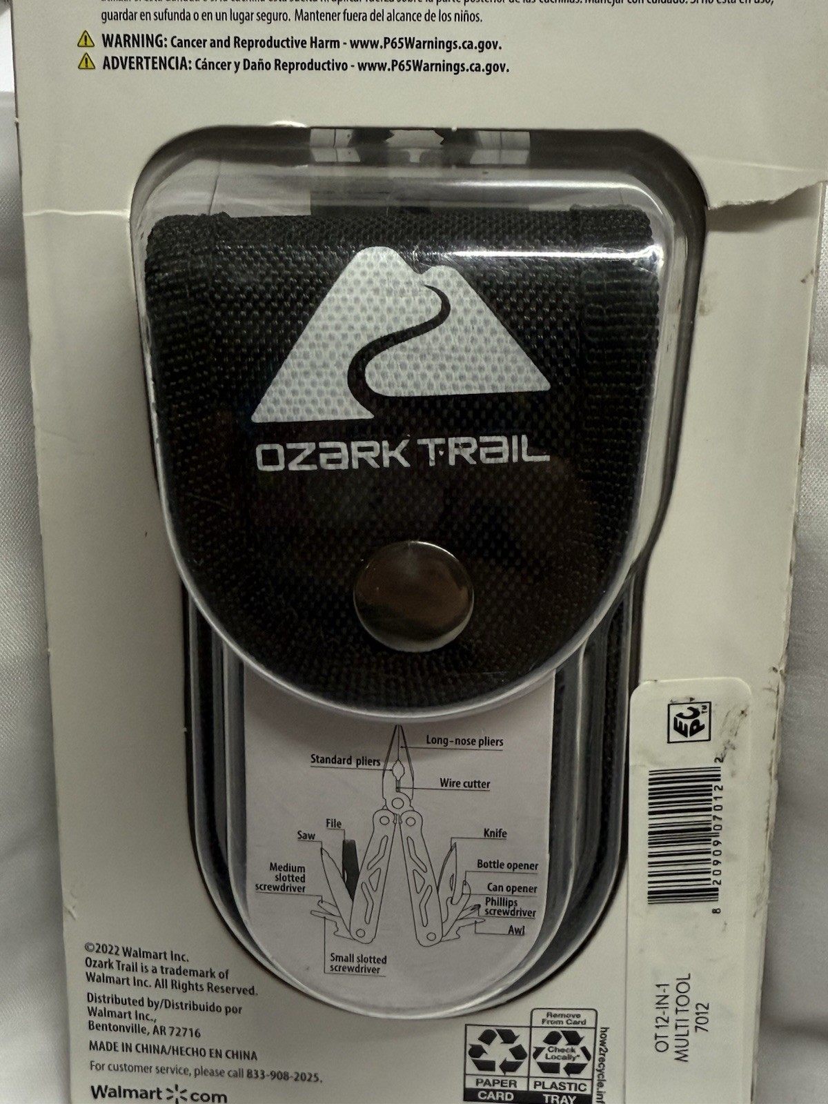 NEW Ozark Trail Outdoors Hiking Camping Pocket Knife Multi Tool with Sheath