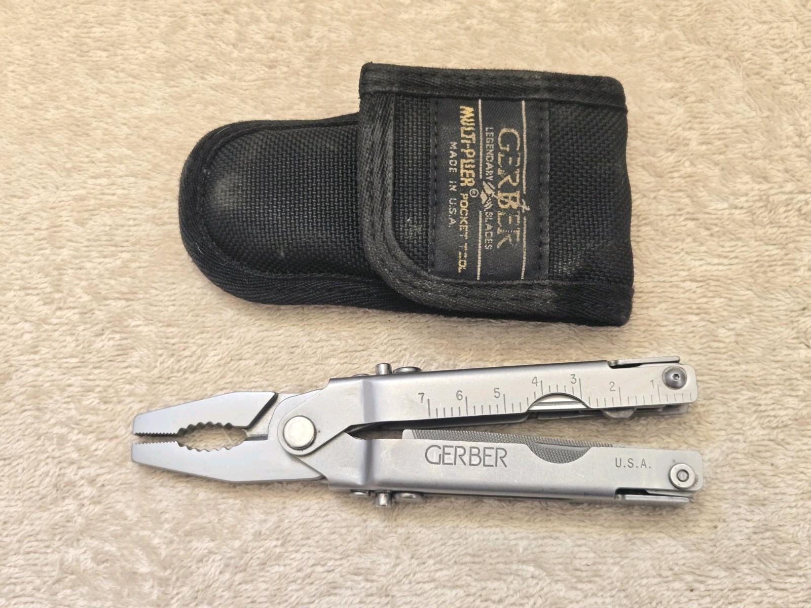 Vintage Early Gerber Multi-Plier Multi-Tool Knife, Blunt Nose Pliers