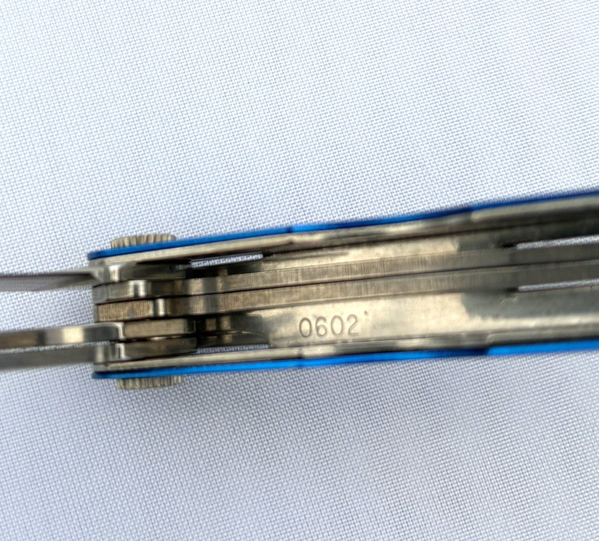 Vintage Original Leatherman Micra Blue Multitool 2002 New Old Stock Made in USA