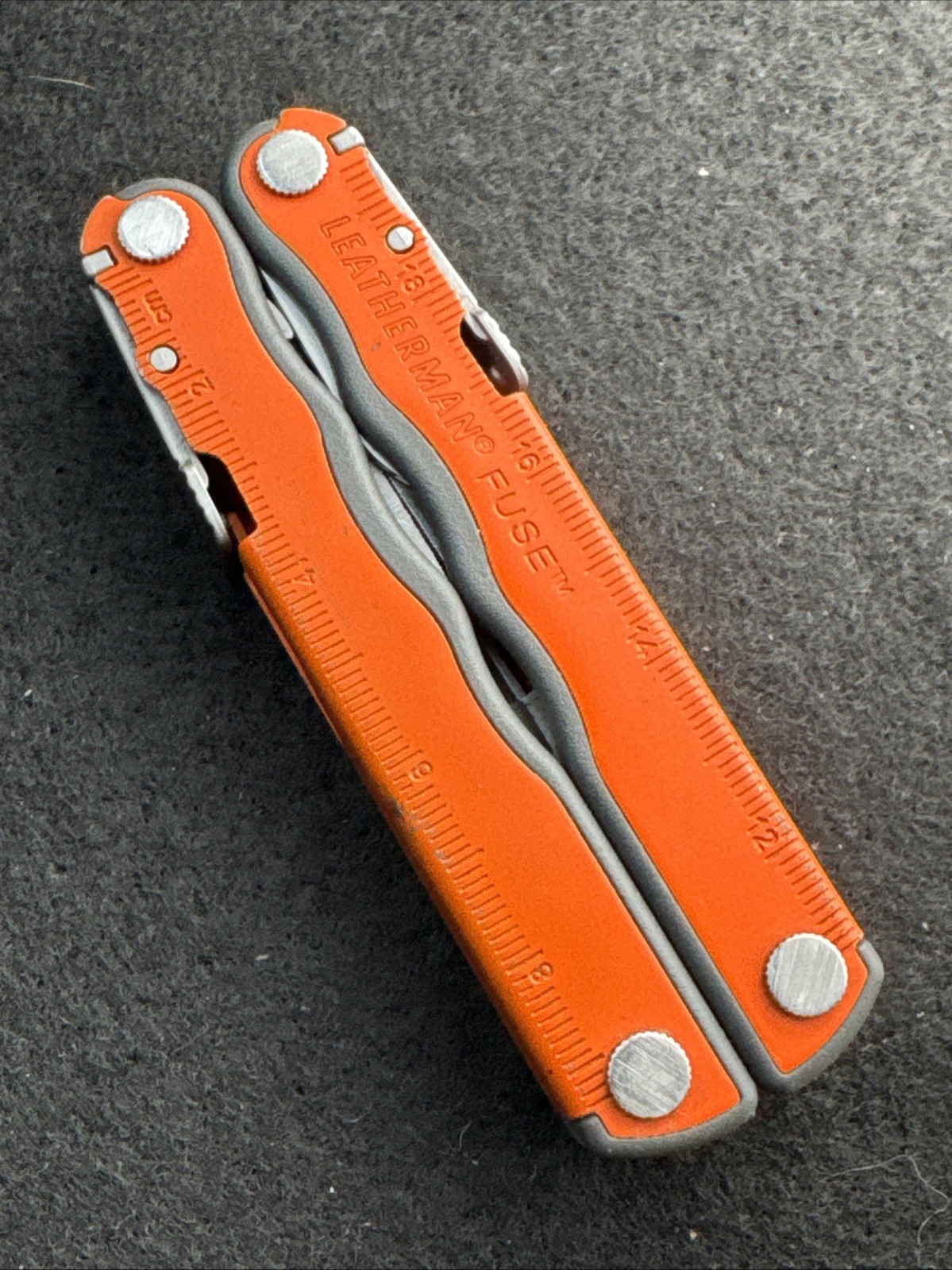 Limited Discontinued Leatherman Fuse Orange Multi-Tool Knife Plier