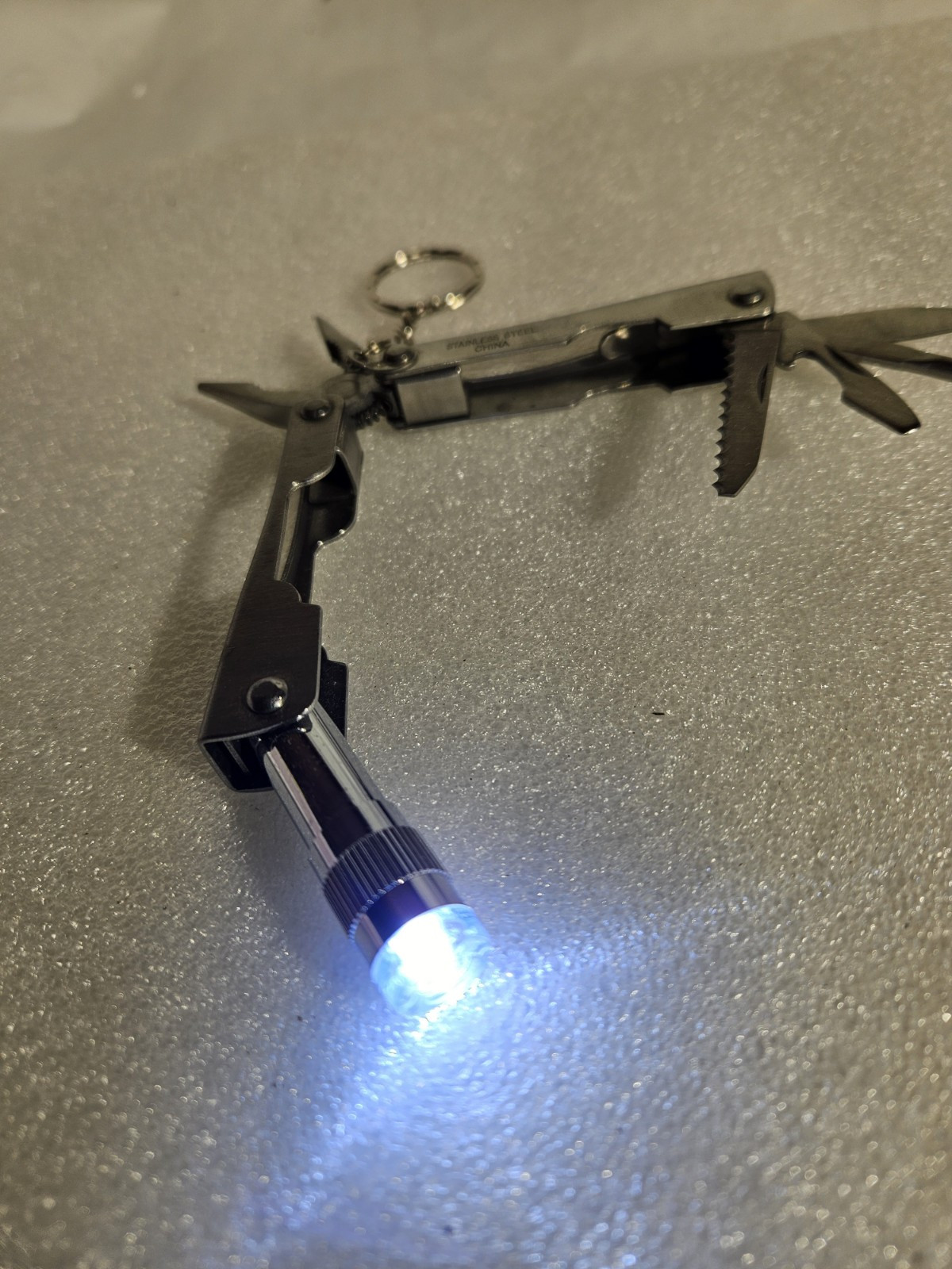 8-in-1 Multi-tool Multi Function Pliers-Folding Pocket Tool With LED light