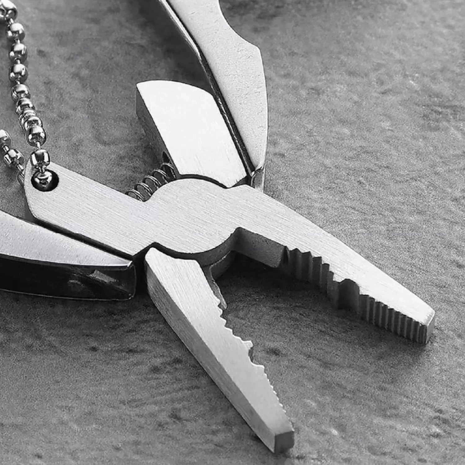 Pocket Multi Tool Pliers Mini Folding Key Chain Fishing Camping Small Pliers Lot