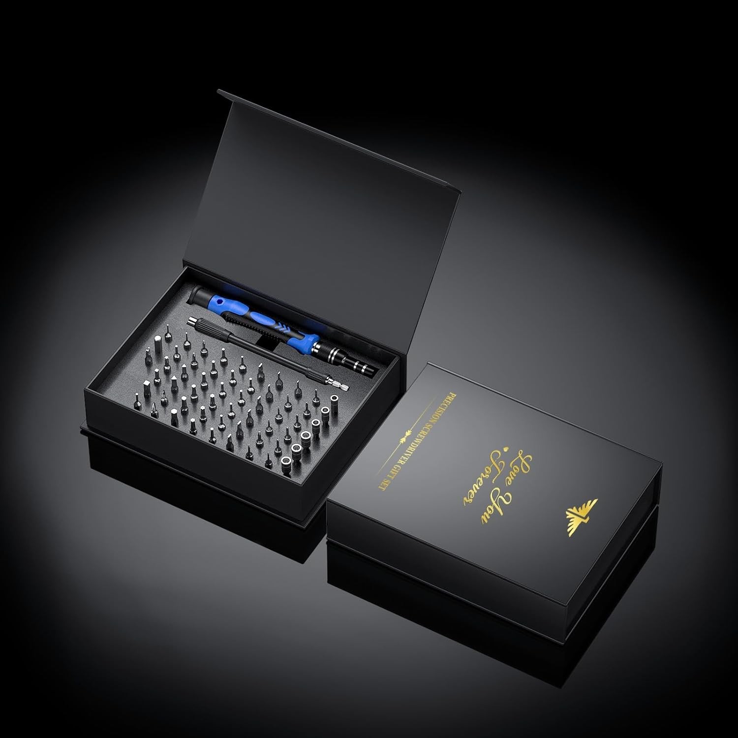 Valentines Day Gifts for Him Men, Precision Screwdriver Set with 57 Bits, Birthd