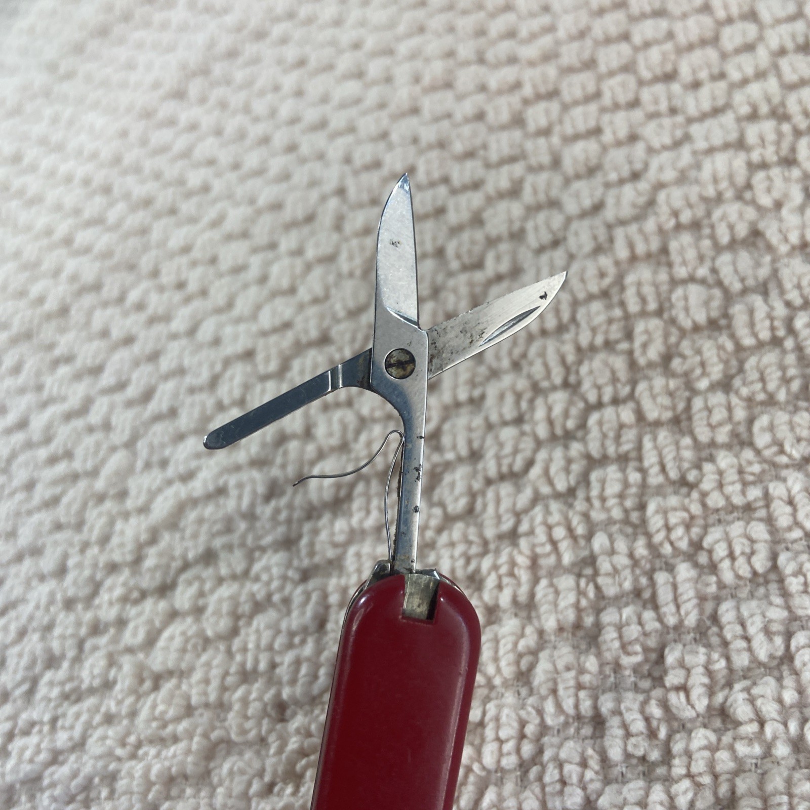 Victorinox Mighty Red Swiss Army Multi-Tool Knife Scissors Tweezers Nail File