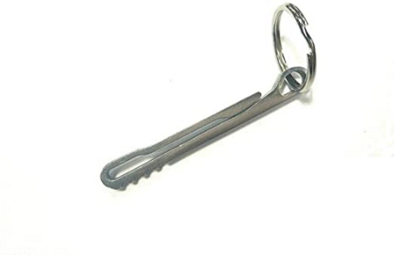 1PC Stainless Steel Hanging Buckle Bag Belt Clip Keychain EDC Quickdraw Key Ring