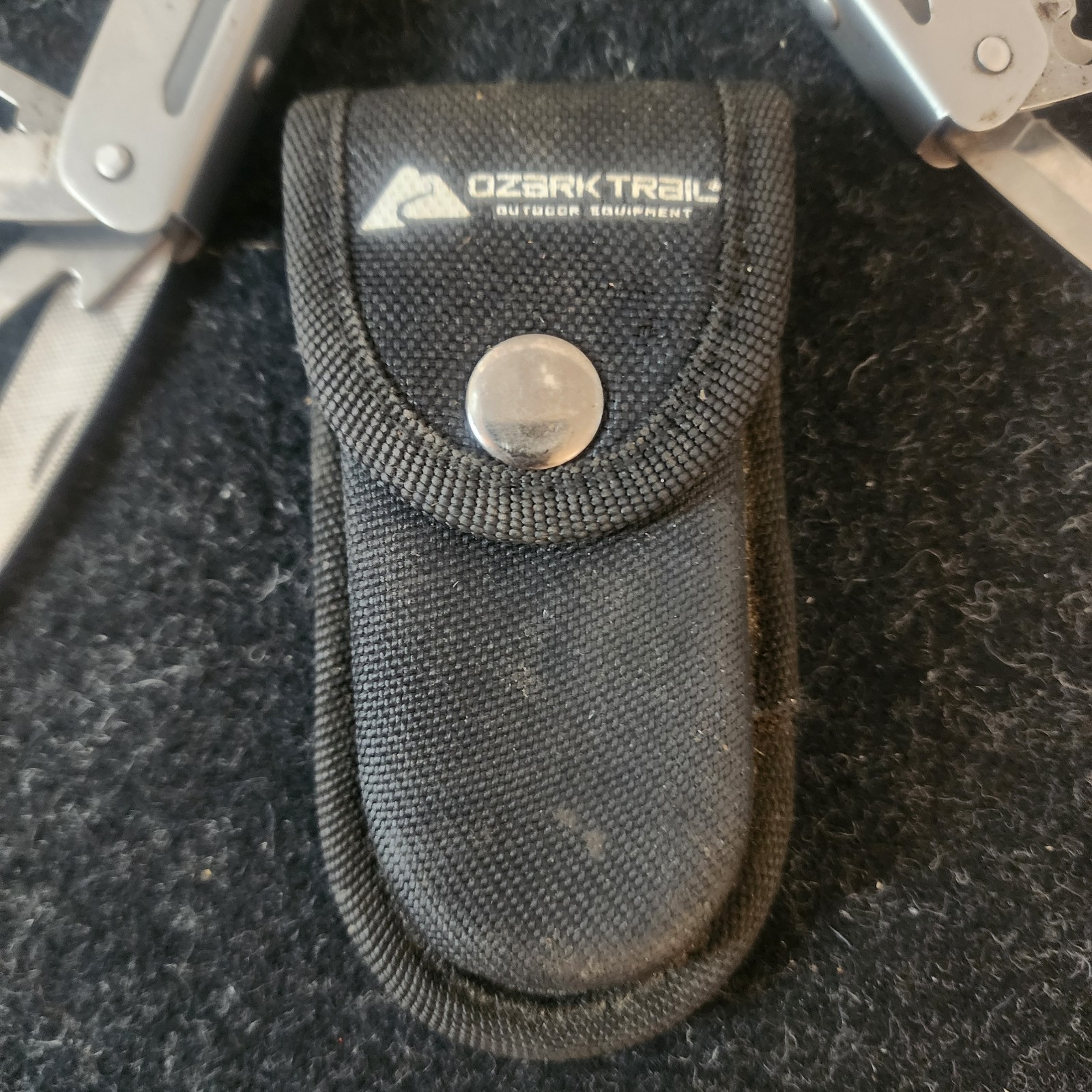 Ozark Trail Multi Tool Pliers Knife Screwdrivers w/ Nylon Belt Pouch