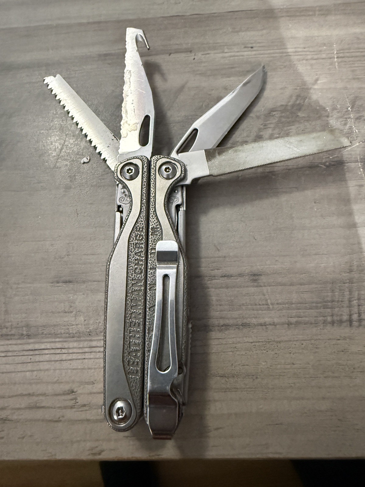 Leatherman Charge Ti Titanium Multi-Tool w/ Pocket Clip Tested Excellent Cond.