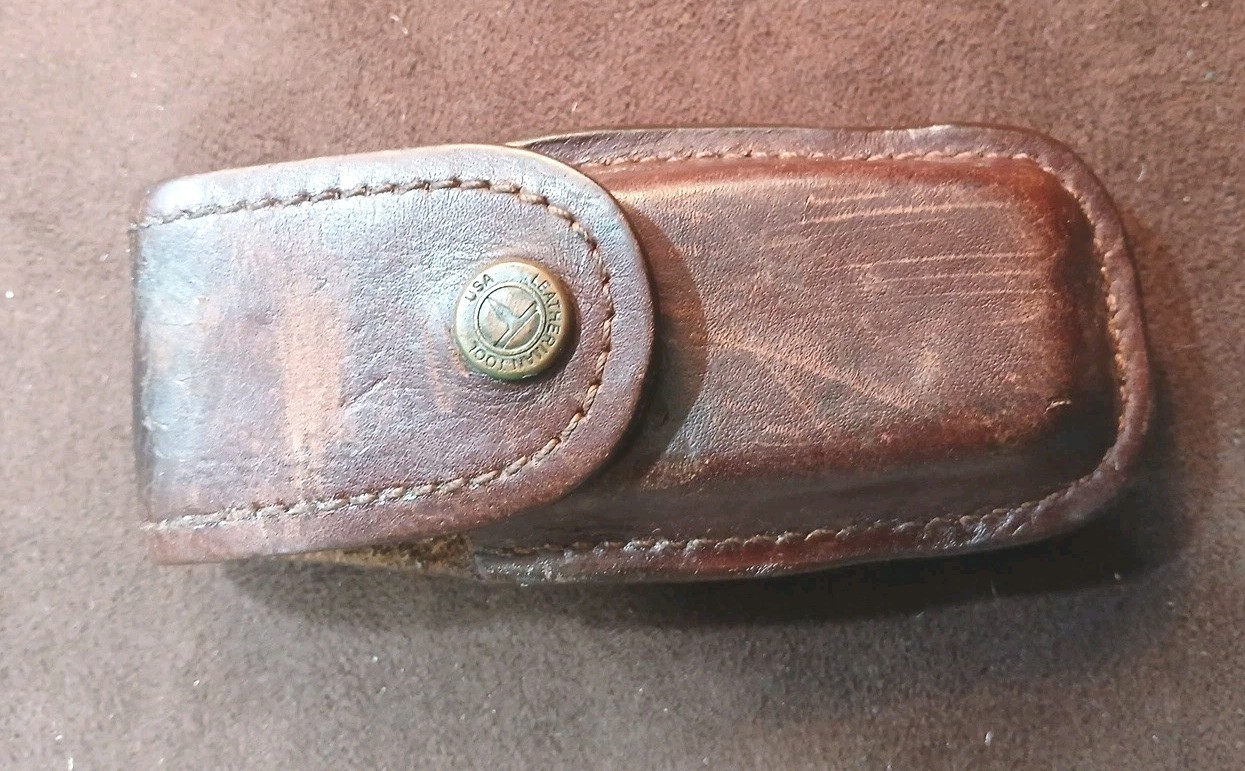 Vtg Leatherman PST ll W/ Very Old Leatherman Leather Sheath, U.S.A.