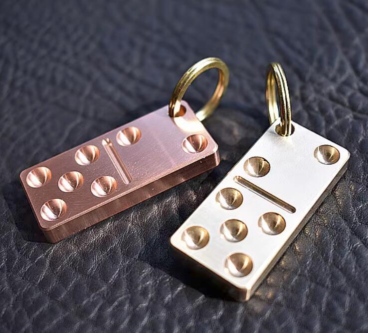 EDC Brass/ Copper Small Pendant Portable Creative Chain Pendant Ornament Toys