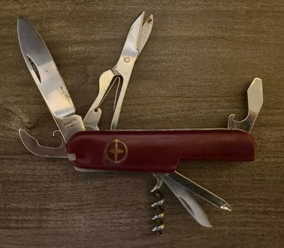 Vintage Diamond Superior Multi-Tool Pocket Knife Survival 13 Tools in 1 Camping